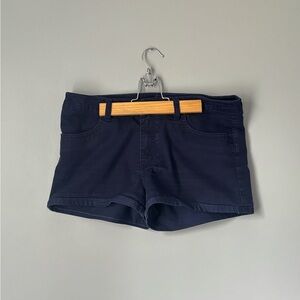 Y2K Forever 21 Women's Navy Blue Cotton Shorts